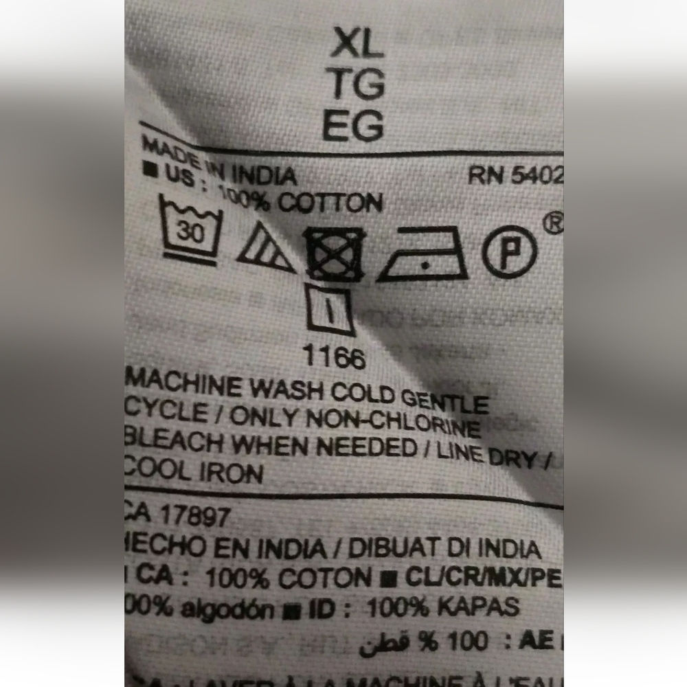 Old Navy Women's White Blue Stripe Old Money 1/2 Button 100% Cotton Top NWT XL - Picture 7 of 9